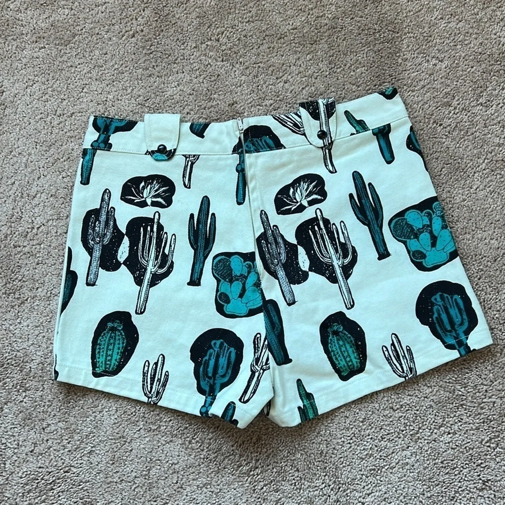 Motel Cactus Denim Shorts